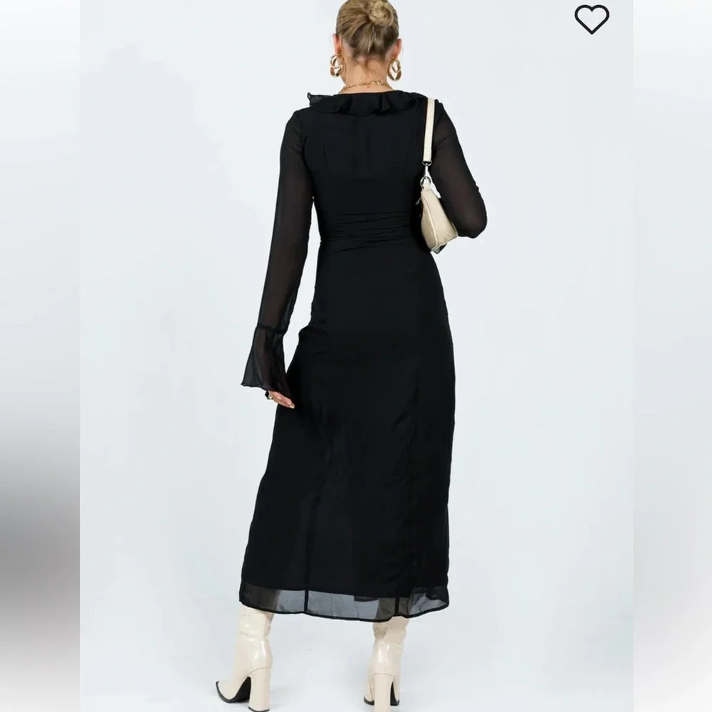 NWOT ROSALIA MAXI DRESS BLACK - Picture 6 of 8